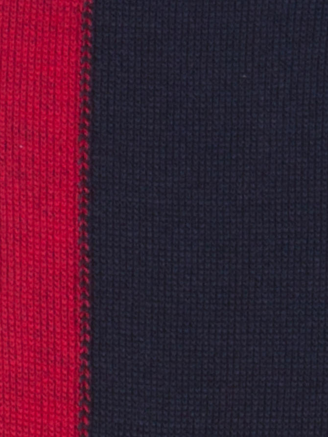 CALZINO CORTO FANTASIA HEEL BAND BLU & ROSSO | Acquista Online Andrea Mariani Firenze